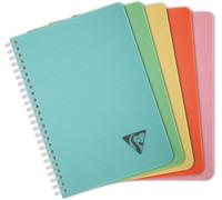 Eryi-327546c Collection Linicolor Essence Un Carnet À Spirale - A5 14,8x21 Cm - 180 Pages Lignées - Papier Blanc 90 G - Couverture Polypro Transparent - Couleur Aléatoire