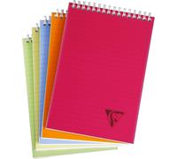 Eryi-328636c Collection Linicolor Fresh Un Bloc À Spirale - A4 21x29,7 Cm - 160 Pages Détachables Lignées - Papier Blanc 90 G - Couverture Polypro Transparent - Couleur Aléatoire