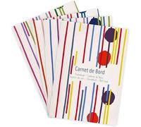 Eryi-36899c Un Cahier De Bord Agrafé - A5 14,8x21 Cm - 40 Pages Avec Marges Détachables - Papier Blanc 110 G - Couverture Carte Pelliculée - Motif Aléatoire