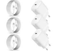 ERYI-3Pack 45W Usb C Chargeur Et Cable Pour Samsung Galaxy S25 Ultra/S24 Ultra/S25 Plus/S24 Fe/S24+/S23 Ultra/S22 S21 S20/A56 5G/A36 A26 A16/A55 A54 A53/A35 A34 A25/Z Fold 4 5 6 Charge Rapide Usbc Pr