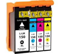 ERYI-4 Cartouches D'Encre Compatible Avec Lexmark 150Xl Multipack Pour Interpret S-415 Intuition S-515 Pro-715 Pro-910 Pro-910 Series Pro-915 S-315