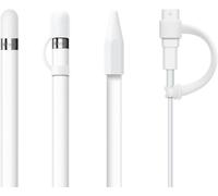 ERYI-[4-Piece] For Apple Pencil Cap/Apple Pencil Tip Cover/Cable Adapter Tether/Apple Pencil Cap Holder For Ipad Pro Pencil, Ivory White