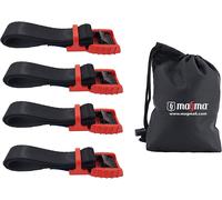 Eryi-4 Sangles À Cambuckle Sangle De Charge Pour Vélo, Rack, Planche De Surf, Moto, Voiture, Kayak Et Transporteurs Cordons De Ceinture Réglables Et Robustes Outils De Cerclage Pour Cargaison