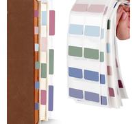Eryi-420pcs Marque Page Adhésif Autocollantes Onglets D'index Étiquettes D'index Marqueurs Adhésifs Multicolore Fournitures Papeterie Scolaires Bureau