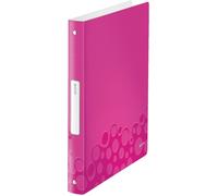 Eryi-42580023 Classeur À Anneaux Rose Métallisé