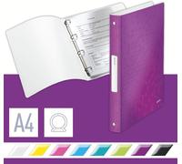 Eryi-42580062 Classeur À Anneaux Violet Métallisé
