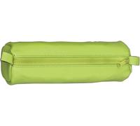Eryi-43142 Trousse Ronde En Cuir Véritable Vert Clair 21 X 6 Cm
