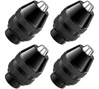 ERYI-4486 Mandrin Pour Dremel, Mandrin Auto-Serrant Pour Dremel Remplacement 1/32-1/8 Mandrin À Trois Mors, Accessoires Pour Dremel 4000, 3000, 300, 200, 100, 8200, Etc. (4 Pièces)