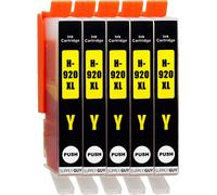 ERYI-5 Cartouches D'Encre Avec Puce Compatible Avec Hp 920 Xl / Cd974Ae (Jaune) Pour Hp Officejet 6000 6500 6500A 6500A Plus 7000 7500A