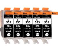ERYI-5 Cartouches D'Encre Compatible Avec Canon Pgi-555 Pgbk Noir Pour Pixma Ix6800 Series Ix6820 Ix6850 Mx720 Series Mx725 Mx920 Series Mx922 Mx925