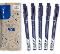 Eryi-- 5 Frixion Fineliner - Feutres D'écriture À Encre Gel Effaçable - Bleu - Pointe Fine