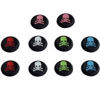 Eryi-5 Paires De Manettes Analogiques De Crâne En Silicone Joystick Thumb Stick Grip Cap Covers Pour Ps2, Ps3, Ps4, Xbox 360, Remplacement Des Capuchons Analogiques Xbox One