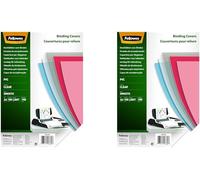 Eryi-5376001 Couvertures De Reliure A4 Transparentes Pvc 150 Microns 15/100e (Lot De 2)