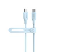 ERYI-543 Câble Usb C Vers Usb C (240 W 0,9 M), Câble De Charge Écologique Usb 2.0 Pour Macbook Pro 2020, Ipad Pro 2020, Ipad Air 4, Samsung Galaxy S21, Et Plus, Bleu Brumeux