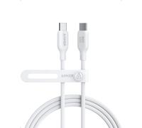 ERYI-543 Câble Usb C Vers Usb C (240 W 1,8 M), Câble De Charge Écologique Usb 2.0 Pour Macbook Pro 2020, Ipad Pro 2020, Ipad Air 4, Samsung Galaxy S21, Et Plus, Blanc Aurora