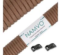 ERYI-550 Paracord 7 Strand Parachute Cord, Mil Spec Type Iii 15 Mètres Tente Guide Corde Survie Parachute Longe Cordon Pour Camping En Plein Air Artisanat Porte-Clés Kaki