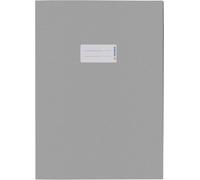 Eryi-5528 Lot De 10 Protège-Cahiers A4 En Papier Gris, Avec Champ D'étiquetage En Papier Recyclé Solide Et Couleurs Riches, Lot De Protège-Cahiers Pour Cahiers D'école, Couleur