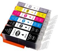 ERYI-6 Cartouches D'Encre Xxl Compatibles Pour Canon Pixma Mg6350 Mg 6350Sie Bekommen 1 X Pgi550Bk/1 X Cli551Bk/1 X Cli-551 C/1 X Cli-551 M/1 X Cli-551Y 1 X Cli-551Gy Compatible Version Xl