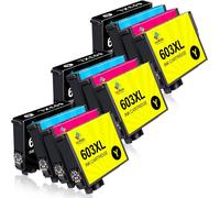 ERYI-603Xl Cartouches D'Encre Pour Epson Xp 3100 3150 2100 2105 4100 4150 Workforce Wf 2810 2820 2850 28700 (12 Paquet)