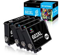 ERYI-603Xl Pour Cartouche Epson 603 Et Cartouche Epson 603Xl ,Pour Epson Xp 2100 Xp 2150 Xp 3100 Xp 3150 Xp 4100 Xp 4150 Workforce Wf 2810 Wf2820 Wf 2840 Wf 2870 Imprimante ( 4 Paquets )