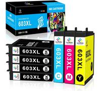 ERYI-603Xl Pour Cartouche Epson 603 Et Cartouche Epson 603Xl ,Pour Epson Xp 2100 Xp 2150 Xp 3100 Xp 3150 Xp 4100 Xp 4150 Workforce Wf 2810 Wf2820 Wf 2840 Wf 2870 Imprimante ( 7 Paquets )