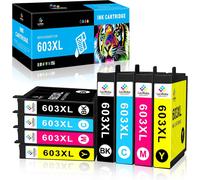 ERYI-603Xl Pour Cartouche Epson 603 Et Cartouche Epson 603Xl,Pour Epson Xp 2100 Xp 2150 Xp 3100 Xp 3150 Xp 4100 Xp 4150 Workforce Wf 2810 Wf2820 Wf 2840 Wf 2870 Imprimante (8 Paquets)