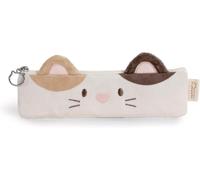 Eryi-61817 Mymochi Trousse, Motif Chat Angy, 20 X 6 Cm, Marron, En Peluche Moelleuse, Pour Filles Et Femmes, Pour École, Bureau, Produits Cosmétiques