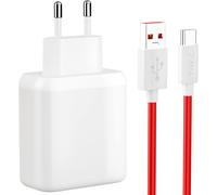 Eryi-65w Chargeur Rapide Avec Câble Usb Type-C 1m Pour Supervooc Adaptateur Chargeur Rapide 65w Charge Vooc Câble Usb C Pour Oneplus 10 Pro Nord 2,Oppo Find X5 X3 Neo/Pro/Reno 8/7/6 Pro,Realme Gt Neo