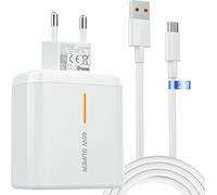 ERYI-65W SUPERVOOC Chargeur pour Oppo, 2m Câble de Charge USB Adaptateur Secteur pour Oppo Find X7 X7 Ultra X6 X6 Pro X5 X5 Pro X[3504]