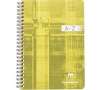 Eryi-8549c Lot De 5 Répertoires À Spirale - A5 14,8x21 Cm - 180 Pages Petits Carreaux - Papier Blanc 90 G - Couverture Carte Pelliculée - Couleurs Aléatoires