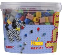ERYI-- 8573 - Loisirs Créatifs - Pot 600 Perles À Repasser - Taille Maxi - Mix 7 Couleurs