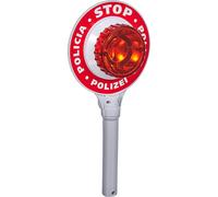 ERYI-8858 Bâton De Policier I Bâton De Policier À Piles Avec Lumière Clignotante I Dimensions : 16 Cm X 3,5 Cm X 29 Cm I Jouet Pour Enfants À Partir De 3 Ans