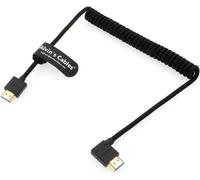 ERYI-8K 2.1 Hdmi Câble Haute Vitesse Câble Enroulé Tressé Pour Atomos Ninja V, Portkeys Bm5, Pour Feelworld Moniteur, Pour Canon C300, Z Cam E2, Pour Sony Fs5 Fs7 A7S3 Caméras