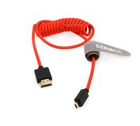 ERYI-8K 2.1 Micro Hdmi Vers Hdmi Câble Tressé Spiralé Haute Vitesse Pour Go-Pro Hero 3/4 Canon Eos M5 Sony A6000 A7Iii Rx10 Nikon B500 Z6 Raspberry Pi 4 Atomos Ninja 2 Monitor