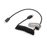 ERYI-8K 2.1 Micro Hdmi Vers Hdmi Câble Tressé Spiralé Haute Vitesse Pour Go-Pro Hero 3/4 Canon Eos M5 Sony A6000 A7Iii Rx10 Nikon B500 Z6 Raspberry Pi 4 Atomos Ninja 2 Monitor