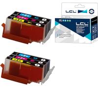 ERYI-920Xl Cartouches D'Encre Compatible 920 Xl Cd972Ae Cd973Ae Cd974Ae Compatible Pour Hp Officejet 6500 6500Wireless 6000 7000 6500A 6500Aplus 7500A (6-Pack 2Cyan, 2Magenta, 2Jaune)