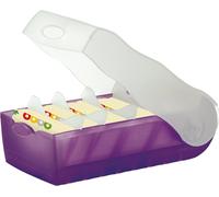 Eryi-998-673, Fichier D`Apprentissage Croco, Le Fichier Professionnel, Une Géniale Simplicité Pour Apprendre Le Vocaulaire, Din A8, Violet Translucide