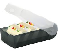 Eryi-- 998633 - Boîte De Rangement Pour Cartes Croco A8 - Noir Translucide