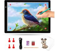 Eryi-A4 Tablette Lumineuse Diamond Painting, Magnétique Table Lumineuse Dessin, Uminosité Réglable Tableau Tumineux, Led Tables À[6602]