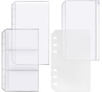 Eryi-Accessoire Pour Classeur À Anneaux En D Pochettes Perforées Séparateur Règle Onglet Index (Combinaison De Poche, A6)