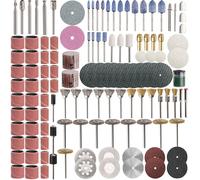 ERYI-Accessoires D'Outil Rotatif, Zfe A0617, Kit De 217 Pièces Diamètre 1/8""(3.2 Mm), Avec 2 Mandrins Universels Pour Outil Rotatif, Découpage/Polissage/Dérouillage/Meulage/Gravure