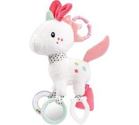 ERYI-Activity Jouet Licorne - Jouet De Motricité Avec Anneau De Fixation - Animal De Jeu Avec Éléments De Préhension À Saisir Et À Découvrir - Doudou Pour Bébés Et Jeunes Enfants À Partir De 0+ Mois