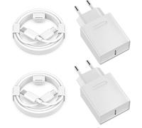 ERYI-Adaptateur Secteur Usb C 20W, Chargeur Mural Avec Prise Et Câble 2M, Compatible Iphone 16/16 Pro/16 Pro Max/16 Plus/15, Galaxy S24/S23/A54, Alimentation Rapide Grey