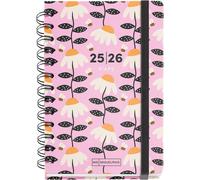 Eryi-Agenda Scolaire 25-26, Planificateur De Septembre 2025 À Août 2026, Dimensions 125,5 X 178 Mm, Un Jour Par Page, Double Spirale, Autocollants, Couverture En Carton Doublé, Fermeture À