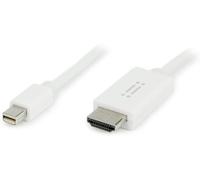 ERYI-Aiino - Cable De 2 M, Accessoire De Connexion Mdp À Hdmi Avec Audio, Prend En Charge Le Mode 1080P Full Hd Et La Visualisation 3D, Compatible Avec Le Port Pc Apple Thunderbolt - Blanc