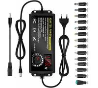 ERYI-Alimentation Universelle 3 V 24 V 3 A 72 W Réglable Variable Ac/Dc Adaptateur Chargeur, 100 V-240 V Ac À Dc Convertisseur Avec Affichage De Tension Led Et 14 Embouts Et Convertisseur De Polari