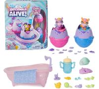 ERYI-Alive - 2 Oeufs + Douche Color Change - 2 Figurines À Collectionner Qui Changent De Couleur + 15 Accessoires - A Faire Eclore Avec De L'Eau - Figurine - Jouet Enfant 5 Ans Et +