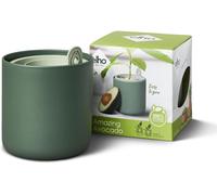 ERYI-Amazing Avocado Pot 12 - Plastique 100% Recyclé - Pot De Fleurs Pour Culture & Récolte - Plastique 100% Recyclé - Ø 12.0 X H 12.1 Cm - Vert/Leaf Green