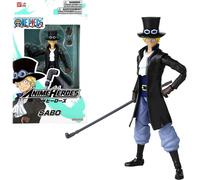 Eryi-- Anime Heroes - One Piece - Figurine Anime Heroes 17 Cm \U2013 Figurine Sabo Articulée - Licence Officielle Manga One Piece - Sabo Figurine D'action Et Collection - Jouet Enfant 4 Ans Et + - 37