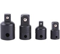 ERYI-Augmentateur À Chocs, 4Pcs 1/2-3/8 Pouce Adaptateur De Douille Convertisseur Et Réducteur Pour Tournevis Manuel, Clé Perceuse, Clé À Percussion - En Chrome Molybdène